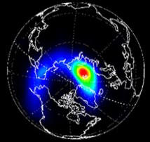 X-ray image of Earth